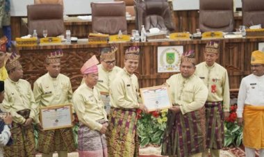 DPRD dan Pemkab Rohil Gelar Paripurna HUT Rohil ke 24 dengan Tema Rokan Hilir Handa