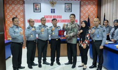 Kanwil Kemenkumham Sumut Bersama OBH Berikan Bantuan Hukum Gratis