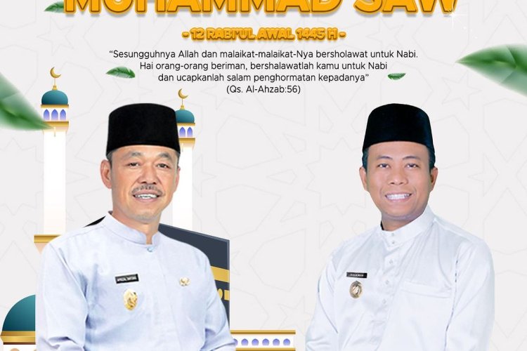 Iklan Memperingati Maulid Nabi Kabupaten Rokan Hilir