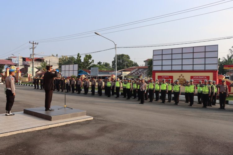 Polresta Deli Serdang Gelar Upacara Hari Kesaktian Pancasila Berlangsung Khidmat