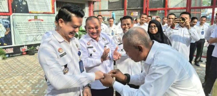 Rutan Labuhan Deli Mengelar Acara Perpisahan Pegawai yang Pindah Tugas