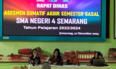 SMA 4 Semarang Segera Laksanakan Asesmen Sumatif Akhir Semester  Ganjil 2023