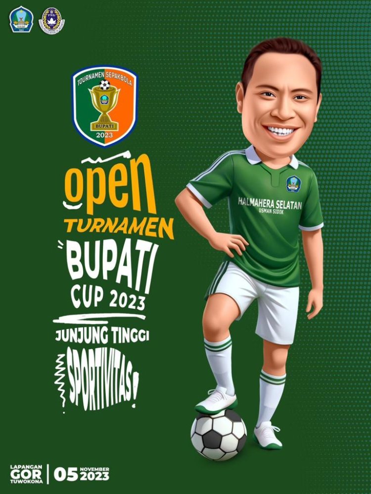 Pembukaan Bupati Cup II Dimeriahkan Laga Pemda Halmahera Selatan vs Tim Wartawan