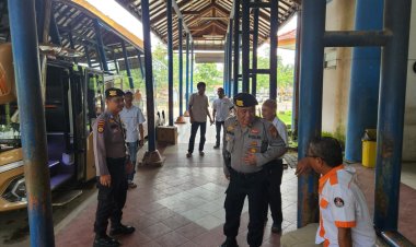 Satgas Preventif Subsatgas PAM Objek Vital Transportasi Ops Lilin-LK 2023, Patroli dan Pengamanan di Terminal AKAP