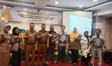 Kabupaten Rohil Berhasil Meraih Juara Pertama Lomba Inovasi TTG Tingkat Provinsi Riau