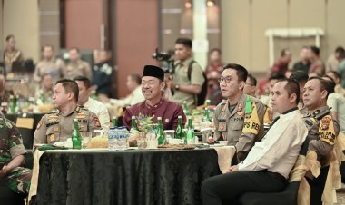 Bupati Rohil Hadiri Rapat Pimpinan TNI-Polri Se-Provinsi Riau