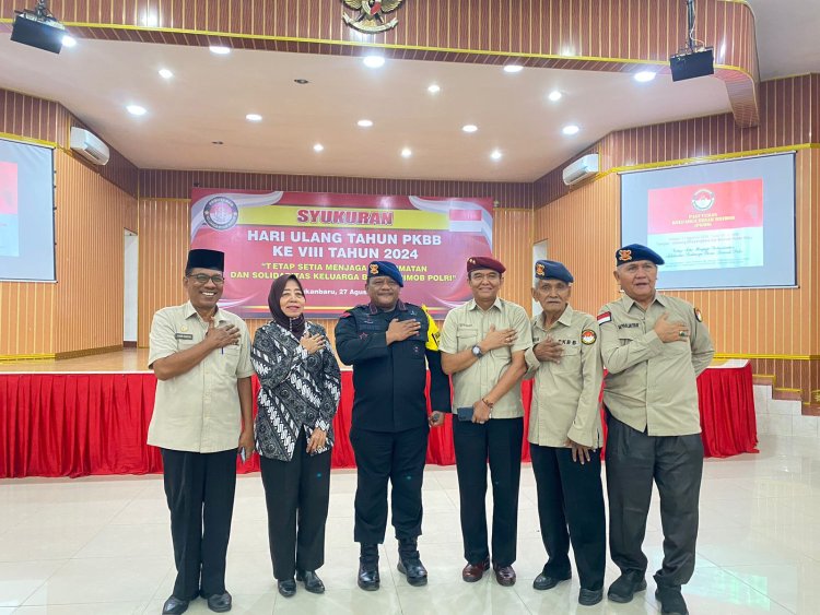 Syukuran HUT PKBB Brimob ke VIII, Dansat Brimob Polda Riau : Jaga Kekompakan dan Tekad Harapan Lebih Baik