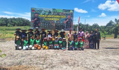 Danrem 031/WB Resmikan Ecopark Wira bima Untuk Ciptakan kemandirian pangan