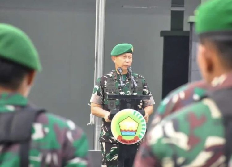 Danrem 031/Wira Bima  Tegaskan agar Prajurit Menjaga Keseimbangan dan Profesional Kerja