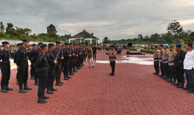 Pam Pilkada 2024 di Provinsi Riau, Brimob Polda Riau BKO Back Up Polres/Ta Polda Riau