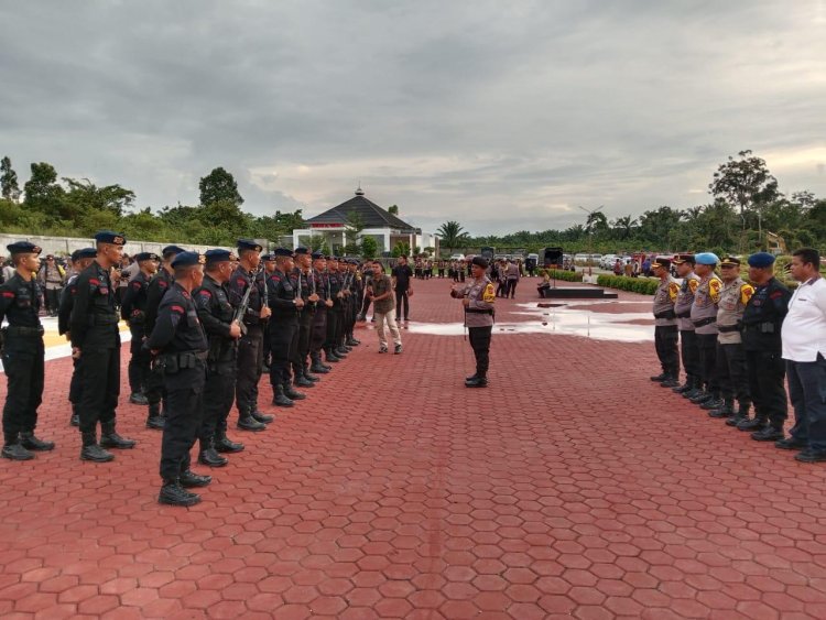 Pam Pilkada 2024 di Provinsi Riau, Brimob Polda Riau BKO Back Up Polres/Ta Polda Riau