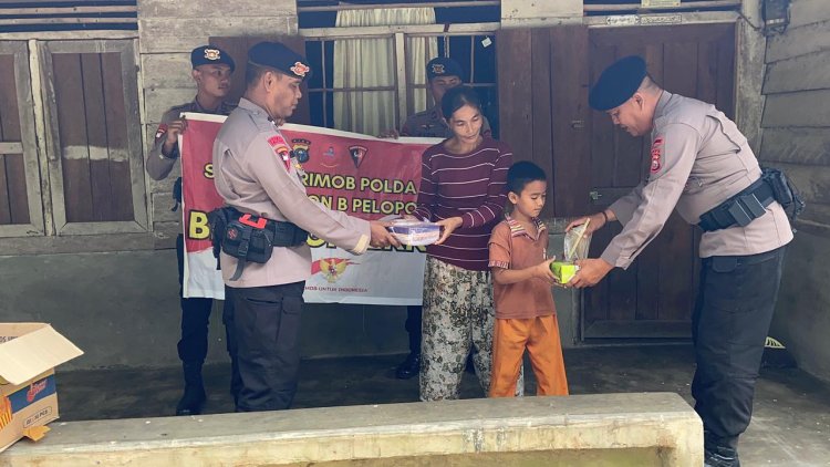 Peringati Isra Mi’raj 1446 H, Batalyon B Pelopor Berbagi Berkah