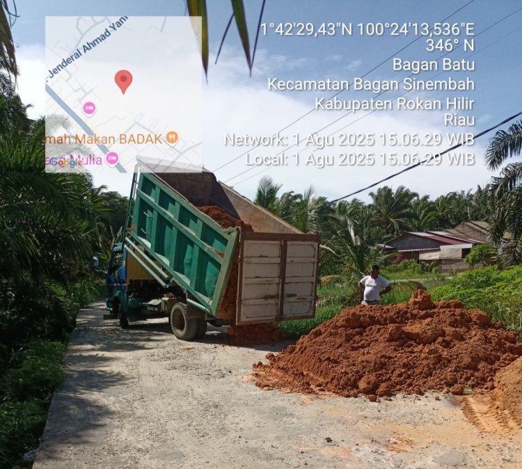 Pemerintah Kabupaten Rohil Gerak Cepat Tangani Abrasi Jalan Astra Bagan Batu