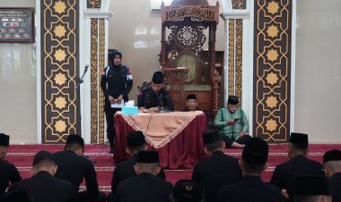 Satuan Brimob Polda Riau Gelar Maulid Nabi, Wujudkan Polri Presisi Dukung Asta Cita