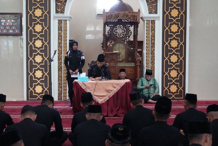 Satuan Brimob Polda Riau Gelar Maulid Nabi, Wujudkan Polri Presisi Dukung Asta Cita