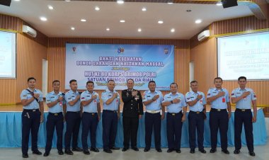 Semarak HUT ke-80 Korps Brimob Polri, Brimob Polda Riau Hadirkan Aksi Sosial Donor Darah dan Sunat Massal