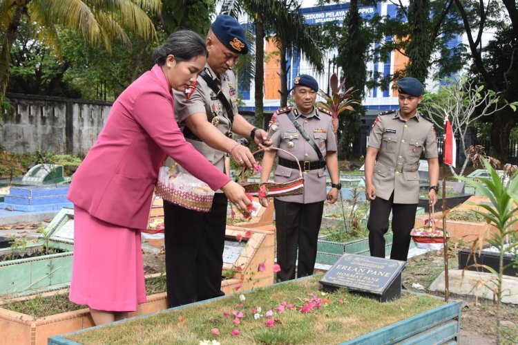 Warisan Semangat Pahlawan, Brimob Riau Teguhkan Pengabdian di HUT ke-80