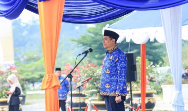 Peringati HUT Korpri ke-54, Wawako Markarius Dorong ASN Berintegritas dan Adaptif Digital