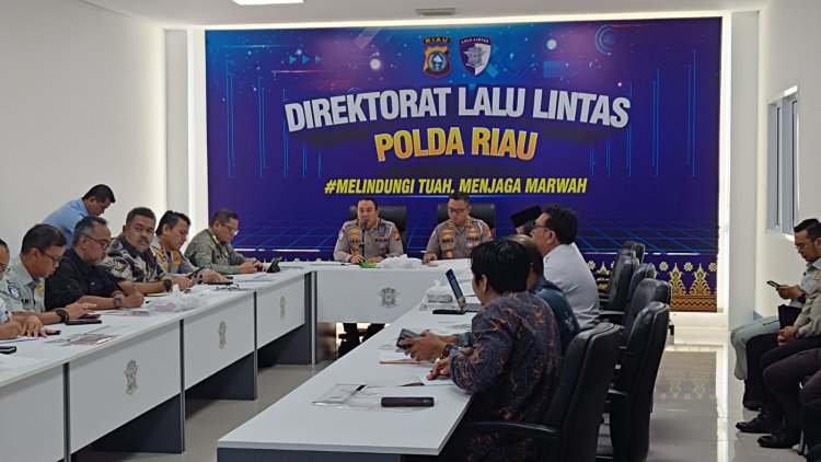 Ditlantas Polda Riau Minta BPJN dan PUPR Percepat Penanganan Jalan Rusak