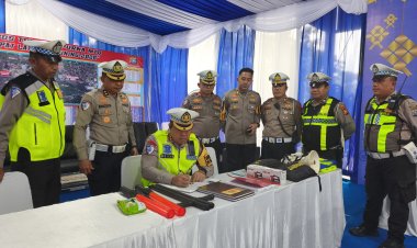 Dirlantas Polda Riau Tinjau Pos Pengamanan di Pekanbaru, Pastikan Operasi Ketupat Lancang Kuning Siap Amankan Mudik