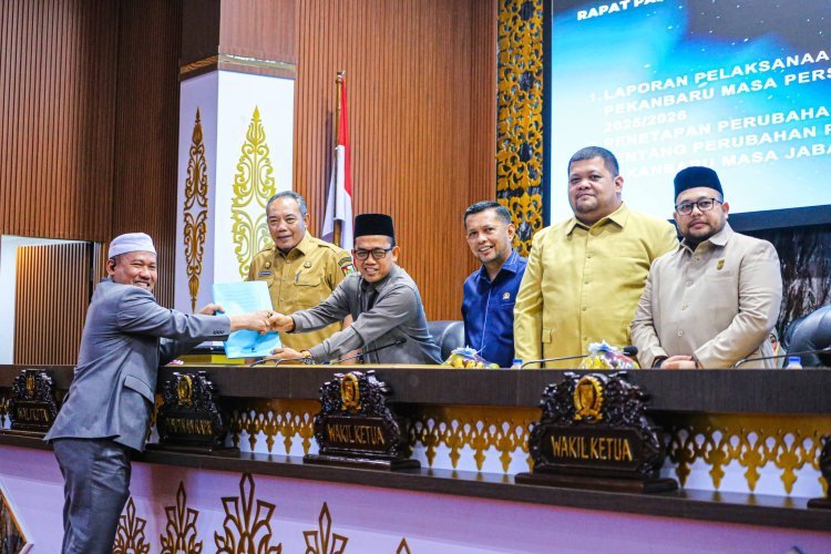 DPRD Pekanbaru dan Pemko Perkuat Sinergi Melalui Penyampaian Laporan Reses Masa Sidang II 2025/2026